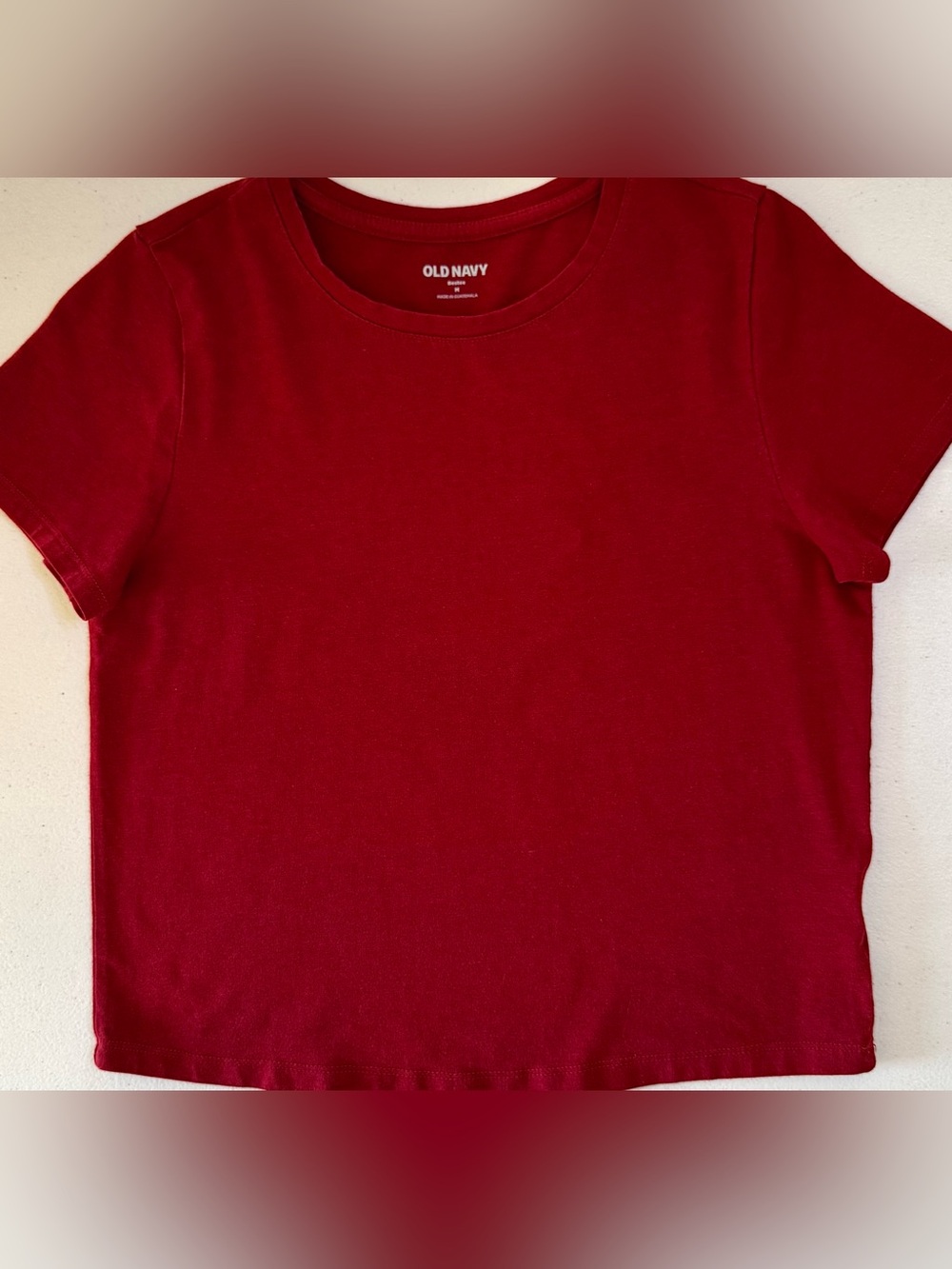 Old Navy Bestee Tee Bundle 3 Pack Red Olive Green Navy Stripe Tops Size Medium - Picture 2 of 10